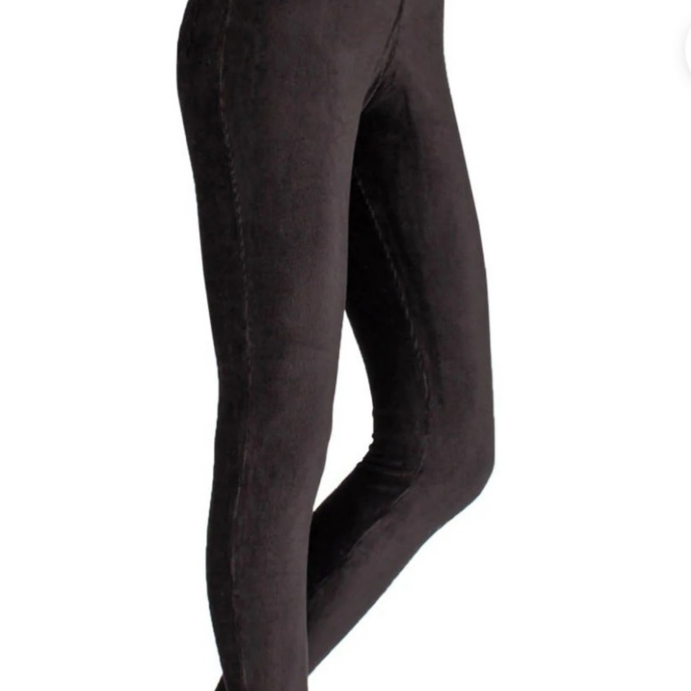Memoi BLACK Grunge CORDUROY Leggings Pants